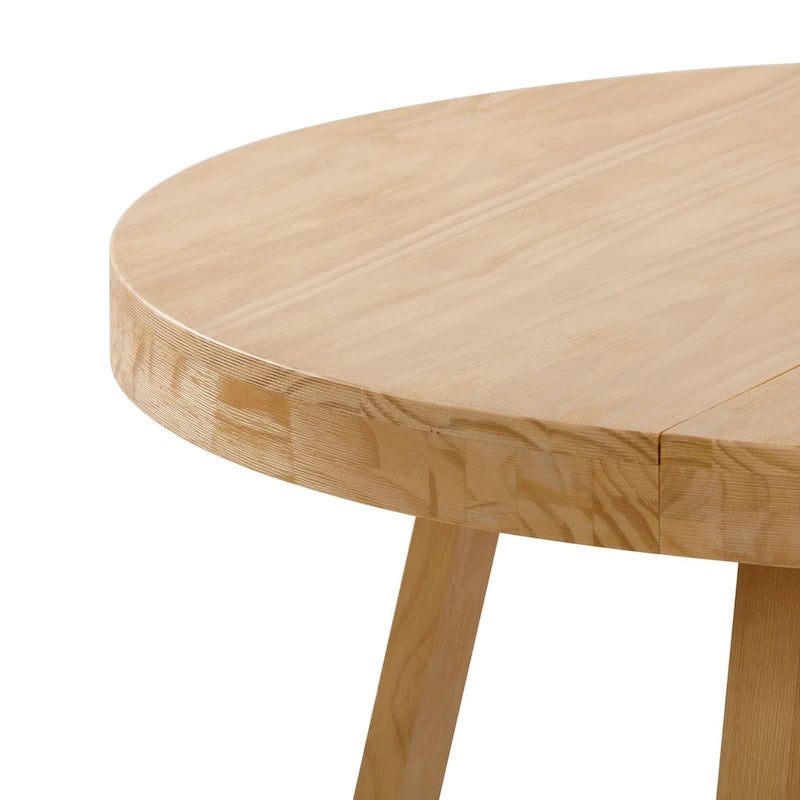 Tavolo da pranzo rotondo in legno massello Plank and Beam Classic - 47