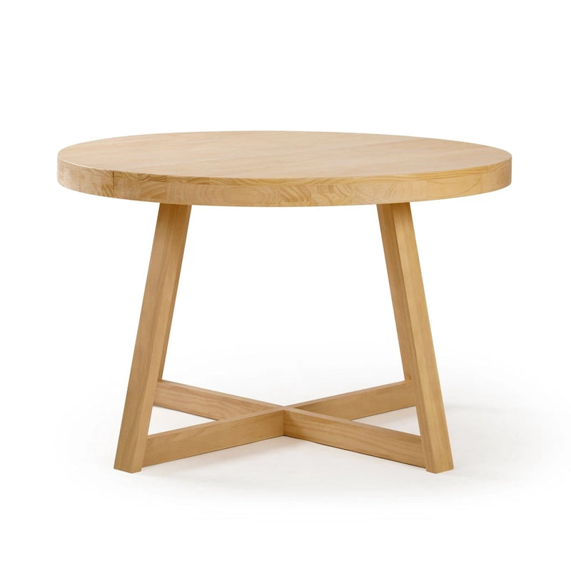 Tavolo da pranzo rotondo in legno massello Plank and Beam Classic - 47