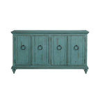 Meuble console TV Central Park en bois massif à 4 portes de 165 cm – 89 cm de haut x 165 cm de large x 46 cm de profondeur