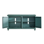 Meuble console TV Central Park en bois massif à 4 portes de 165 cm – 89 cm de haut x 165 cm de large x 46 cm de profondeur