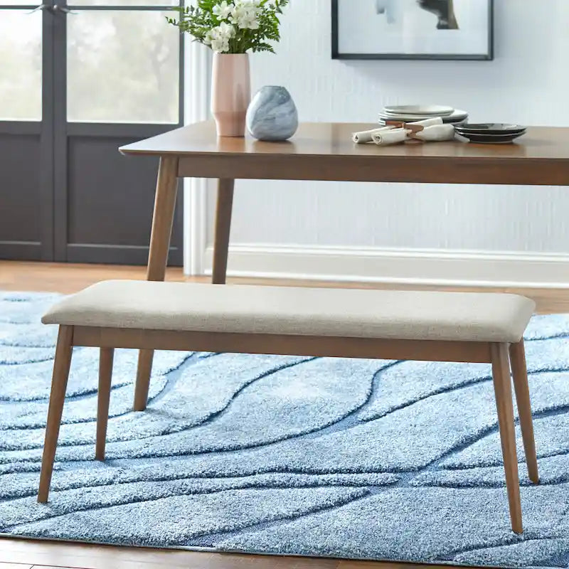 Set da pranzo a 6 pezzi Newington Simple Living con panca
