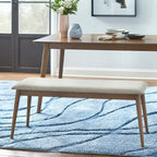 Set da pranzo a 6 pezzi Newington Simple Living con panca