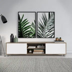 Mobile TV Hollywood Low Profile con ante per TV fino a 85 pollici