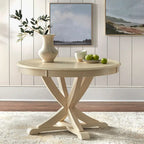 Table de salle à manger ronde de style campagnard Simple Living Vintner