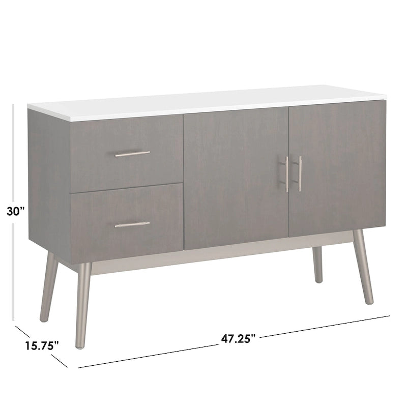 Bahut/Buffet du milieu du siècle Simple Living Stacy