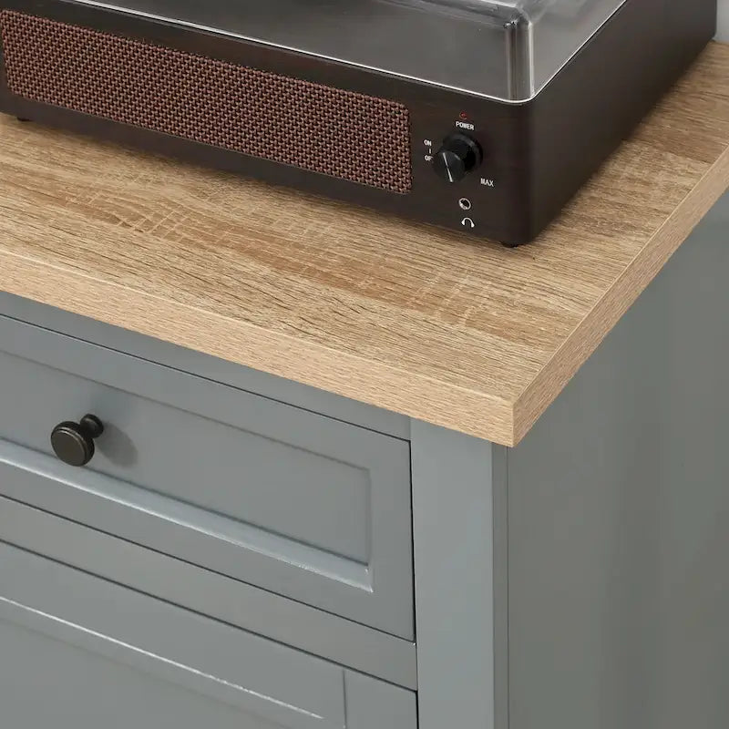 HOMCOM Madia Credenza, Mobile Buffet da Cucina, Mobile Bar con 2 Cassetti e Ante Doppie