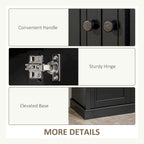 HOMCOM Madia Credenza, Mobile Buffet da Cucina, Mobile Bar con 2 Cassetti e Ante Doppie