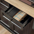 HOMCOM Madia Credenza, Mobile Buffet da Cucina, Mobile Bar con 2 Cassetti e Ante Doppie