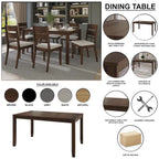 Tavolo da pranzo in legno CraftPorch Minimalist Timeless - N/A