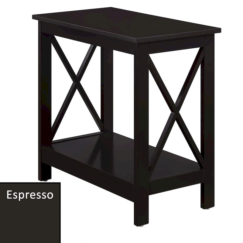 Tavolino comodino Oxford di Convenience Concepts con ripiano