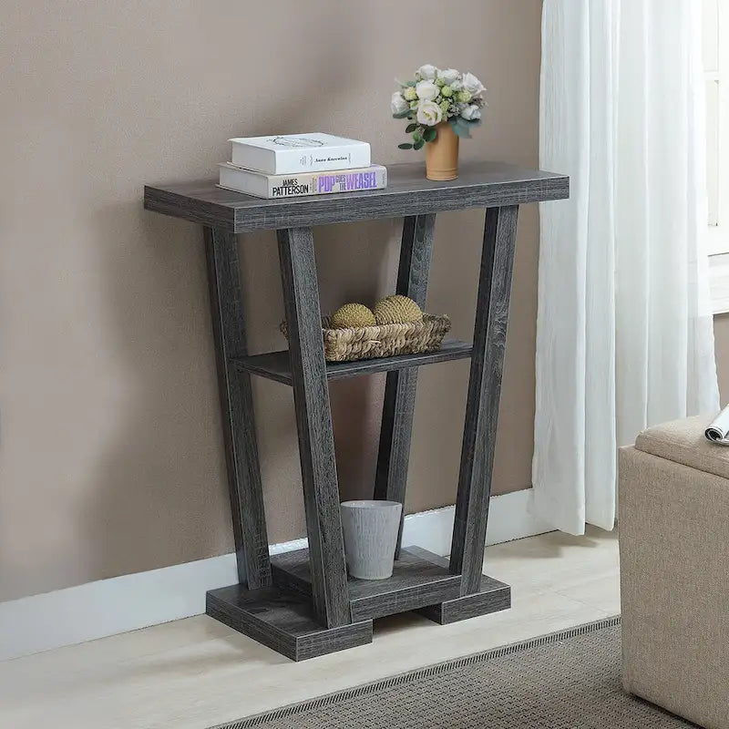 Convenience Concepts Newport V Tavolo Consolle con Ripiani
