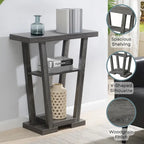 Convenience Concepts Newport V Tavolo Consolle con Ripiani