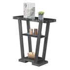 Convenience Concepts Newport V Tavolo Consolle con Ripiani