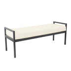 Panca moderna in metallo HomePop