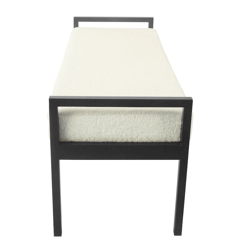 Panca moderna in metallo HomePop
