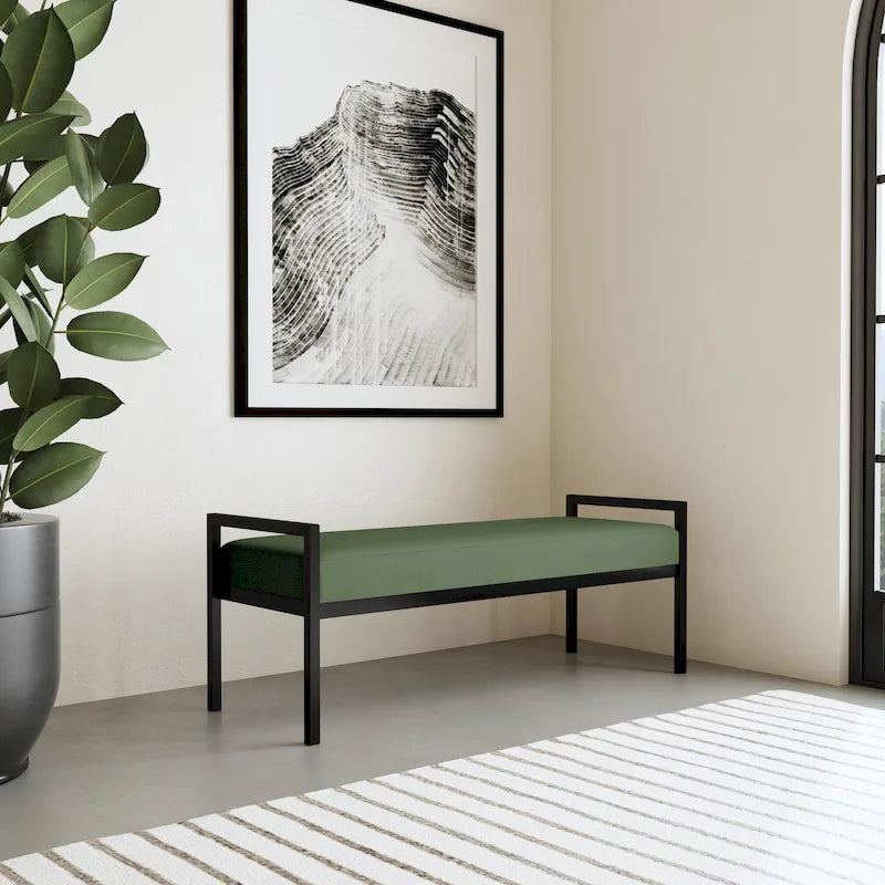 Panca moderna in metallo HomePop