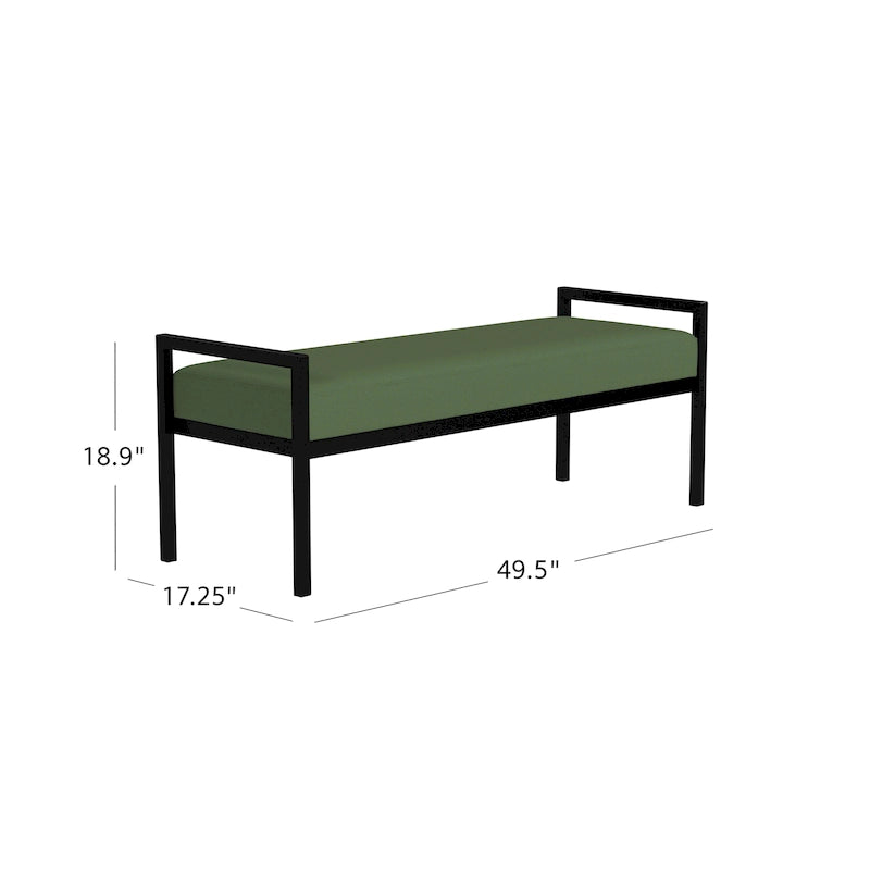 Panca moderna in metallo HomePop