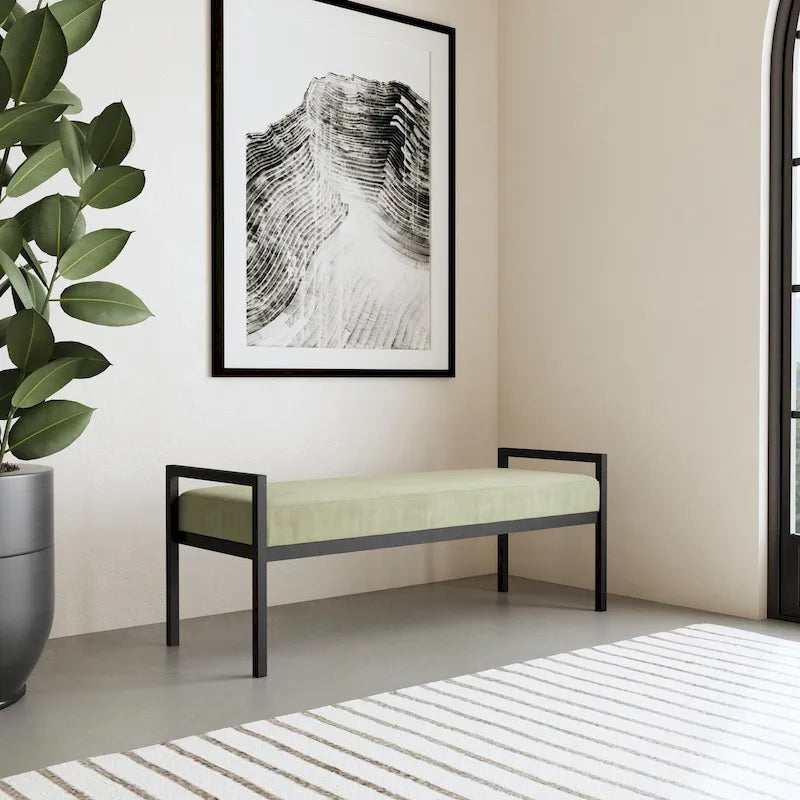 Panca moderna in metallo HomePop