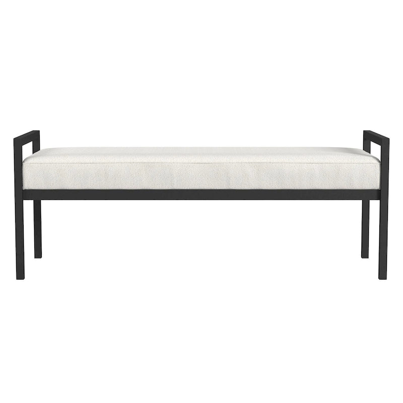 Panca moderna in metallo HomePop
