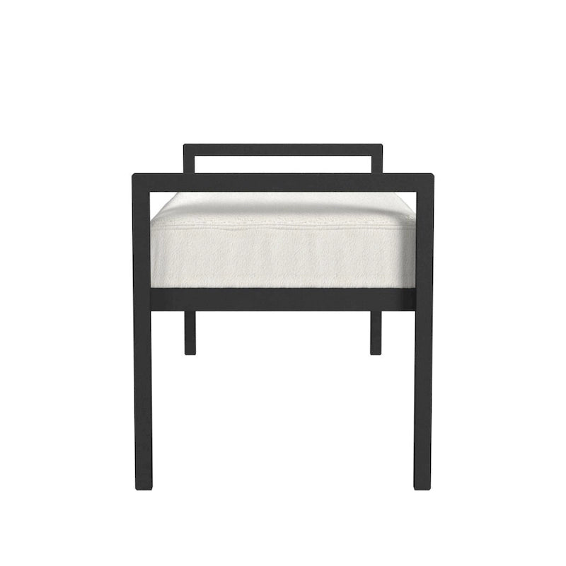 Panca moderna in metallo HomePop