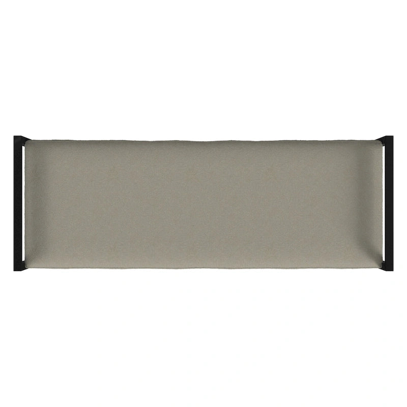Panca moderna in metallo HomePop