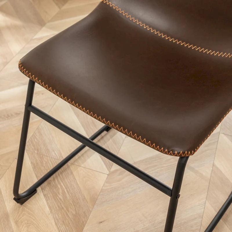 Roundhill Furniture Varna, Set da pranzo rotondo da 5 pezzi, tavolo da pranzo con base a cavalletto e 4 sedie