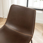 Roundhill Furniture Varna, Set da pranzo rotondo da 5 pezzi, tavolo da pranzo con base a cavalletto e 4 sedie