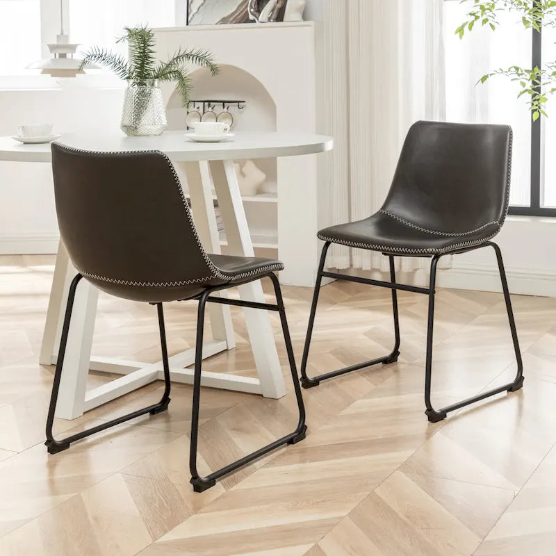 Roundhill Furniture Varna, Set da pranzo rotondo da 5 pezzi, tavolo da pranzo con base a cavalletto e 4 sedie