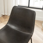 Roundhill Furniture Varna, Set da pranzo rotondo da 5 pezzi, tavolo da pranzo con base a cavalletto e 4 sedie