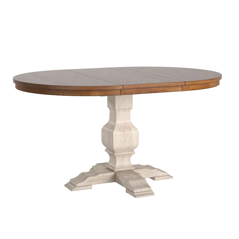 Tavolo da pranzo ovale in legno massello bicolore Eleanor di iNSPIRE Q Classic