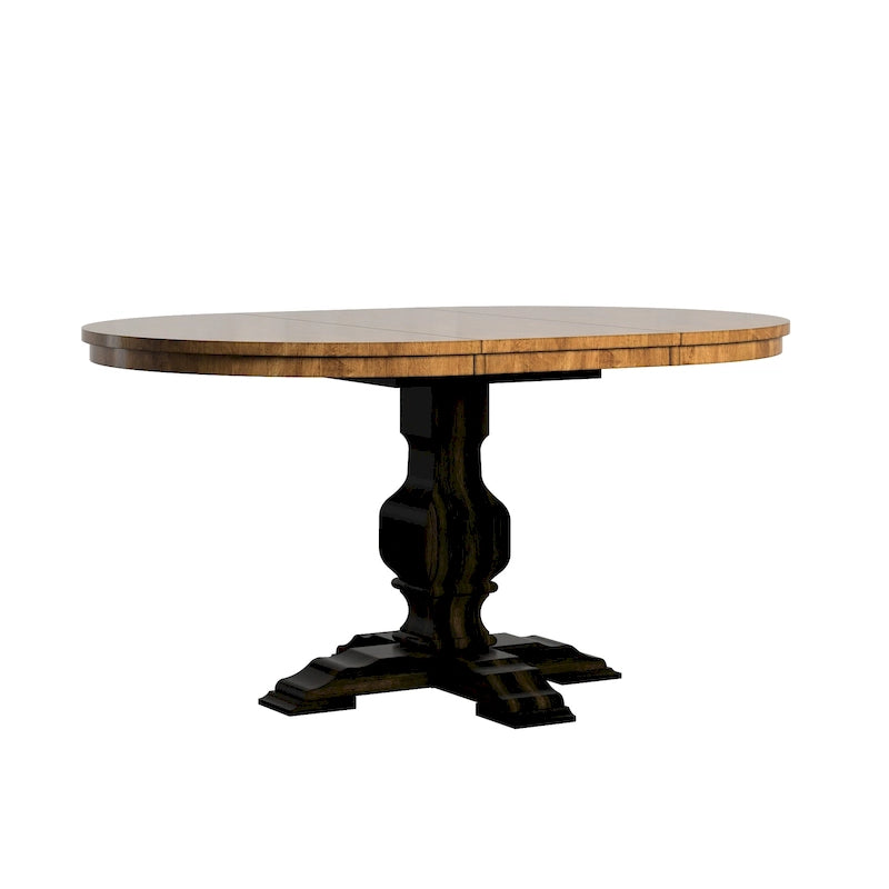 Tavolo da pranzo ovale in legno massello bicolore Eleanor di iNSPIRE Q Classic