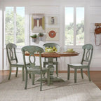 Tavolo da pranzo ovale in legno massello bicolore Eleanor di iNSPIRE Q Classic