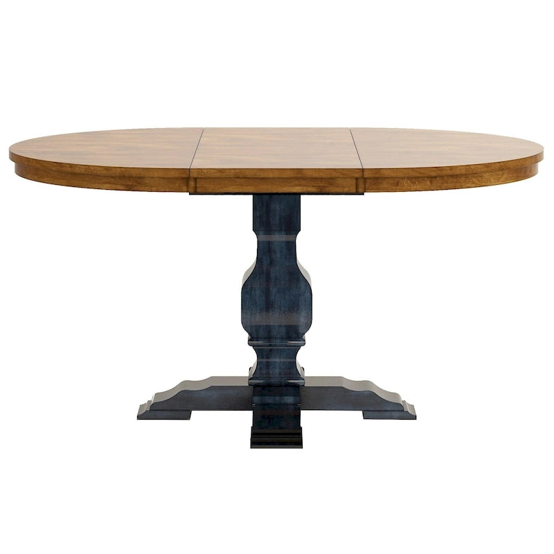 Tavolo da pranzo ovale in legno massello bicolore Eleanor di iNSPIRE Q Classic