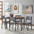 Set da pranzo Simple Living Jules 5 pezzi in legno massello