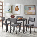 Set da pranzo Simple Living Jules 5 pezzi in legno massello