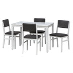 Set da pranzo Simple Living Jules 5 pezzi in legno massello