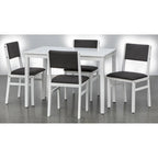 Set da pranzo Simple Living Jules 5 pezzi in legno massello