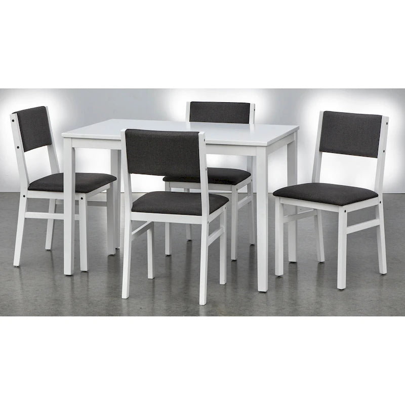 Set da pranzo Simple Living Jules 5 pezzi in legno massello