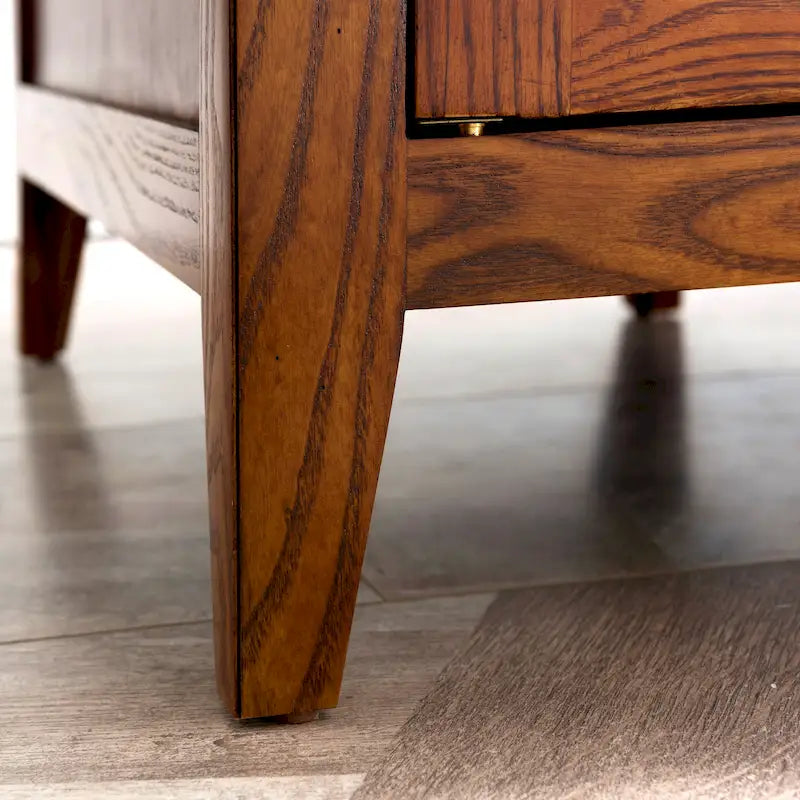 Tavolino Contenitore Leick Home Mission Tradizionale in Legno Massello