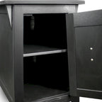 Tavolino Contenitore Leick Home Mission Tradizionale in Legno Massello