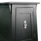 Tavolino Contenitore Leick Home Mission Tradizionale in Legno Massello