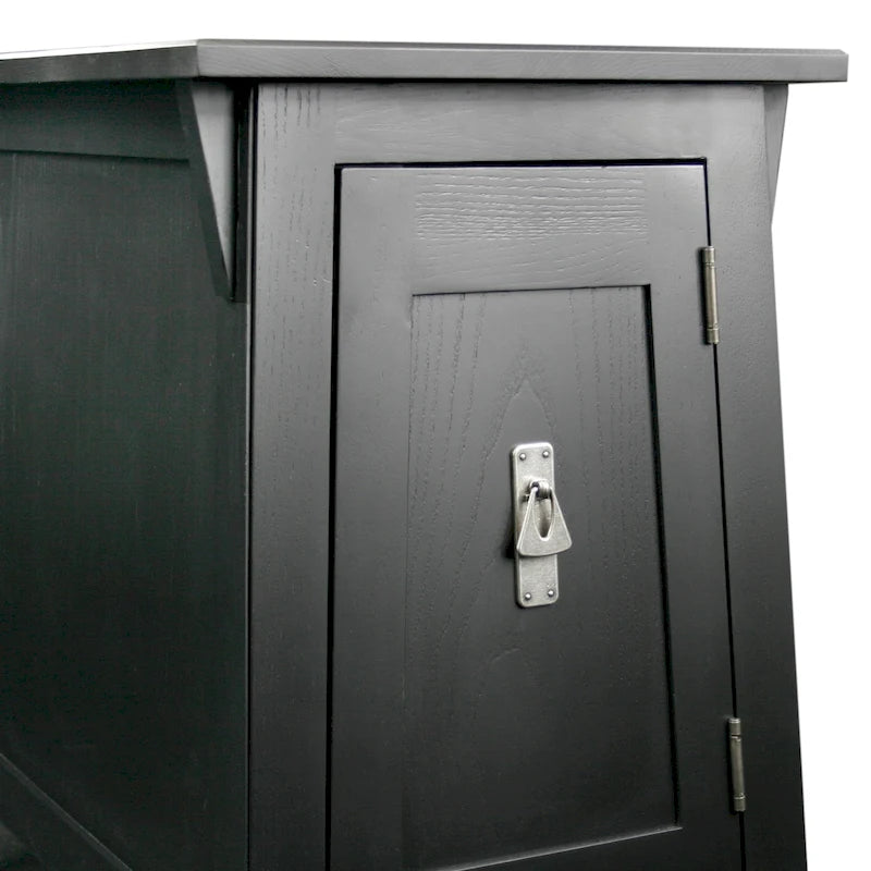 Tavolino Contenitore Leick Home Mission Tradizionale in Legno Massello
