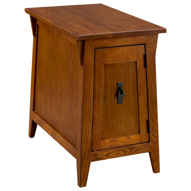 Tavolino Contenitore Leick Home Mission Tradizionale in Legno Massello