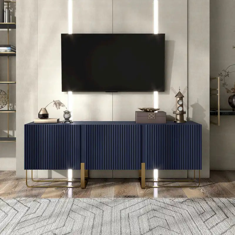 Mobile TV Portaoggetti DH BASIC Modern da 60 Pollici a 3 Ante di Denhour