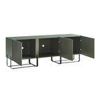 Meuble TV de rangement à 3 portes DH BASIC Modern 60 pouces par Denhour