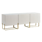 Meuble TV de rangement à 3 portes DH BASIC Modern 60 pouces par Denhour