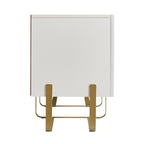 Meuble TV de rangement à 3 portes DH BASIC Modern 60 pouces par Denhour