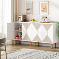 Mobile credenza a buffet da 58 pollici con ante, mobiletto indipendente