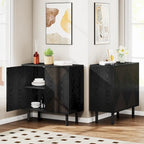 Mobile credenza a buffet da 58 pollici con ante, mobiletto indipendente