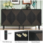 Mobile credenza a buffet da 58 pollici con ante, mobiletto indipendente